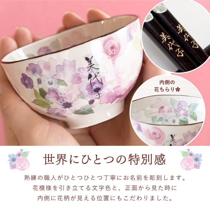 米寿 プレゼント 母 名入れ 名前入り ギフト 美濃焼 若狭塗 花
