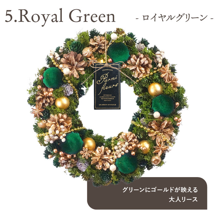 クリスマス リース 玄関 大きい 光る LED ライト 付き セレクトリース