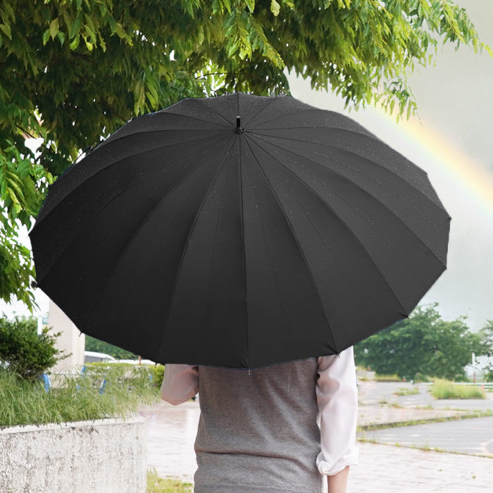 長傘 ジャンプ傘 16本骨 名入れプレゼント 名前入り ギフト メンズ