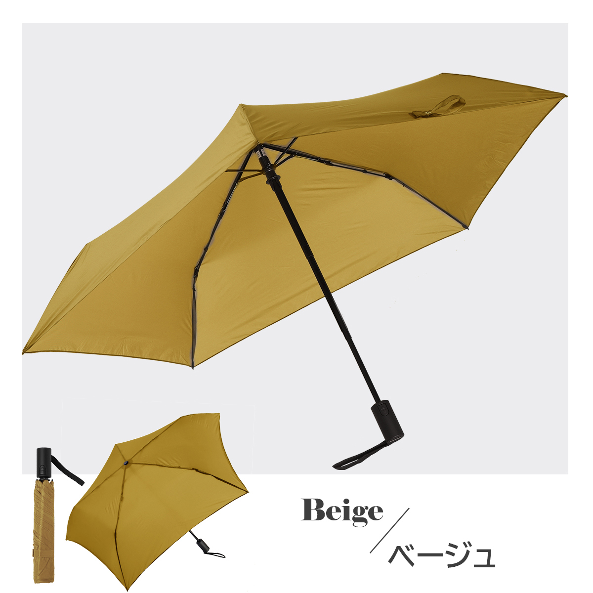 折りたたみ傘 雨傘 自動開閉 超軽量186g ワンタッチ 折り畳み傘 コンパクト 頑丈 メンズ レデ...