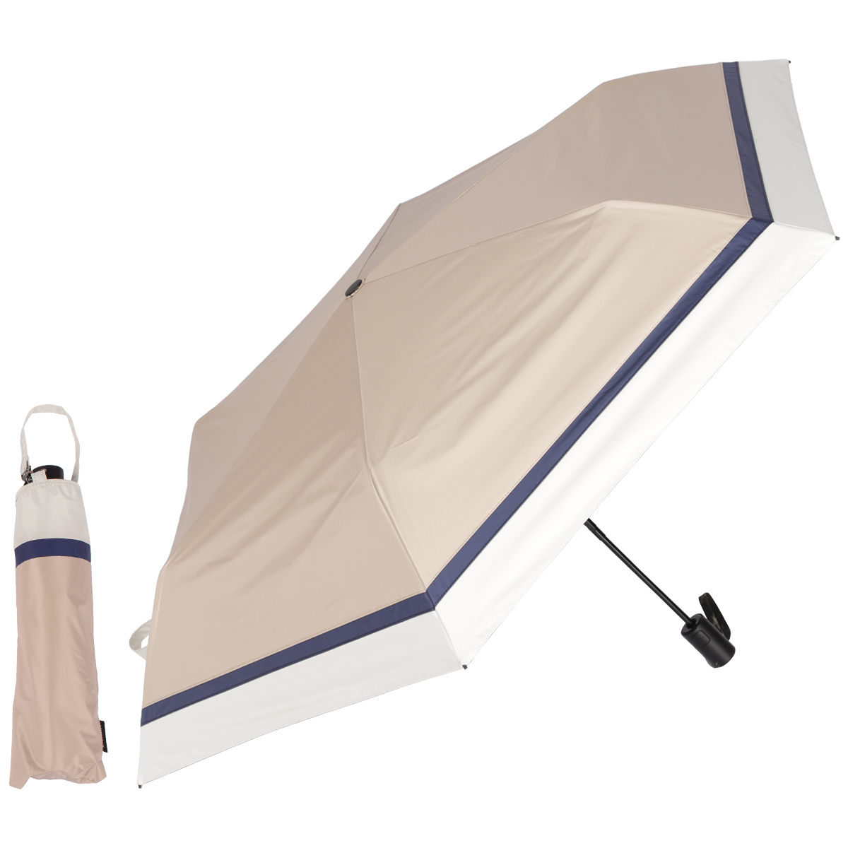 日傘 完全遮光 折りたたみ傘 自動開閉 超軽量カーボン傘 234g uvカット 100 遮光 大きい 晴雨兼用 遮熱 折り畳み日傘 おしゃれ｜kizawa｜06
