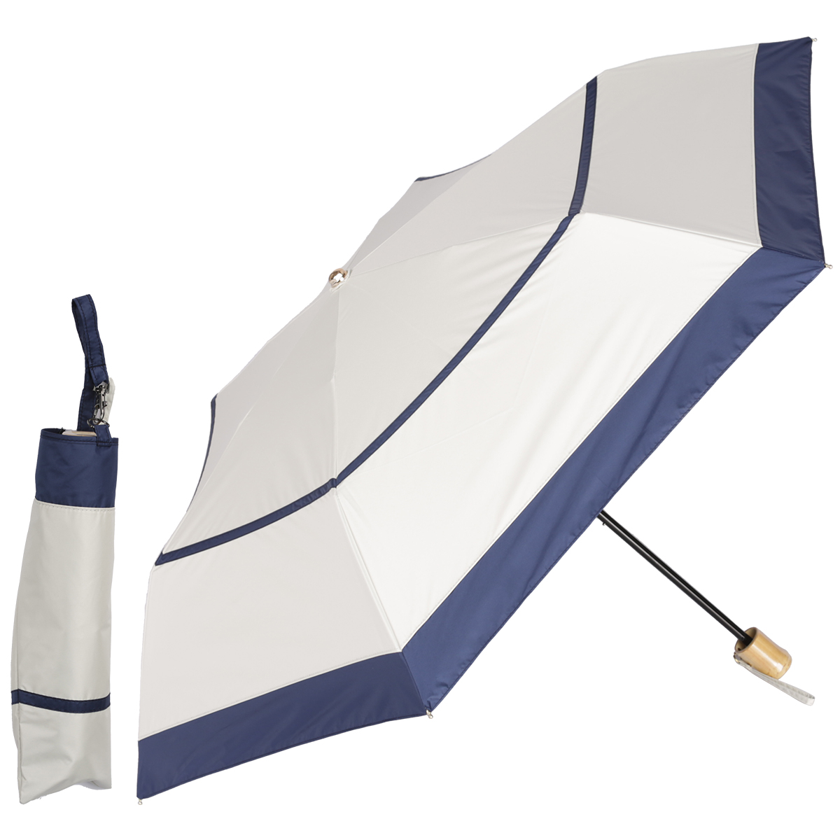 KIZAWA ☆半額☆在庫限り！折りたたみ傘 軽量 晴雨兼用 日傘 完全遮光