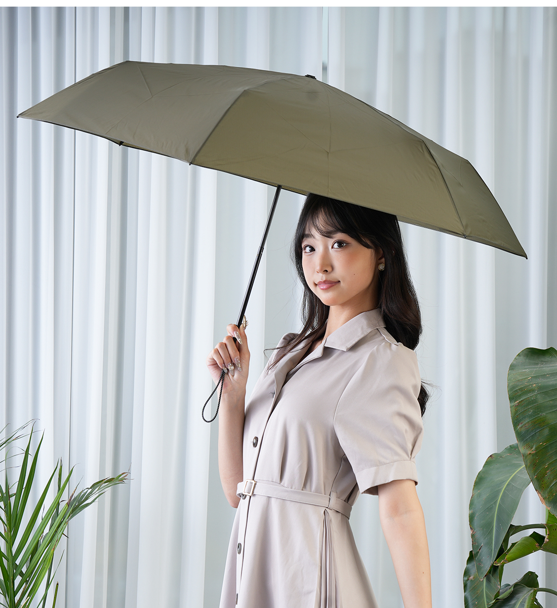 KIZAWA 雨傘 折りたたみ傘 超軽量 コンパクト 6本骨 親骨55 60cm