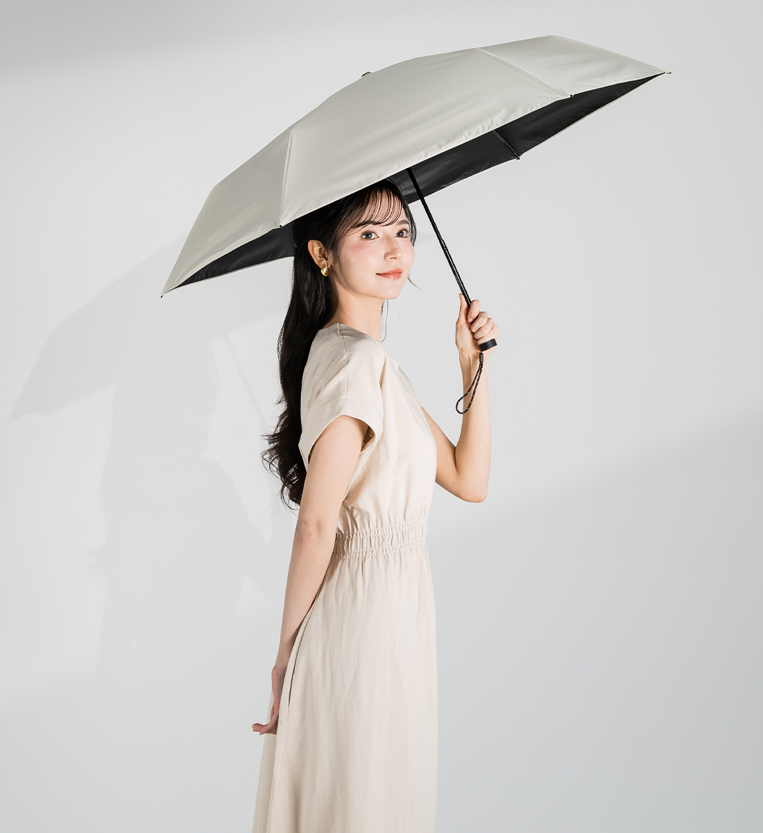 KIZAWA Radi-cool ラディクール 日傘 折りたたみ 完全遮光 超軽量 晴雨