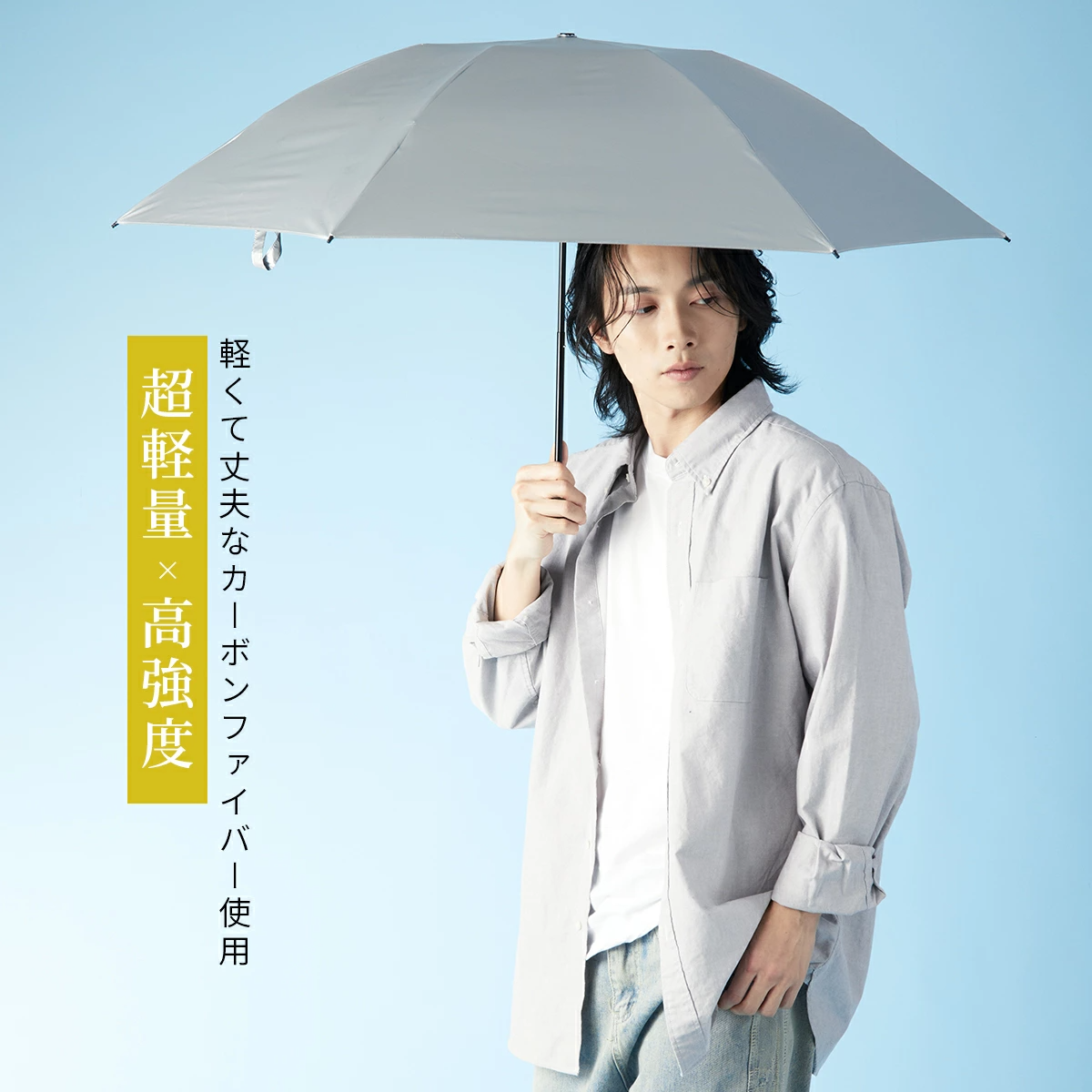 まさぴ KIZAWA 日傘 メンズ 軽量 折りたたみ 晴雨兼用 完全遮光100％ 遮
