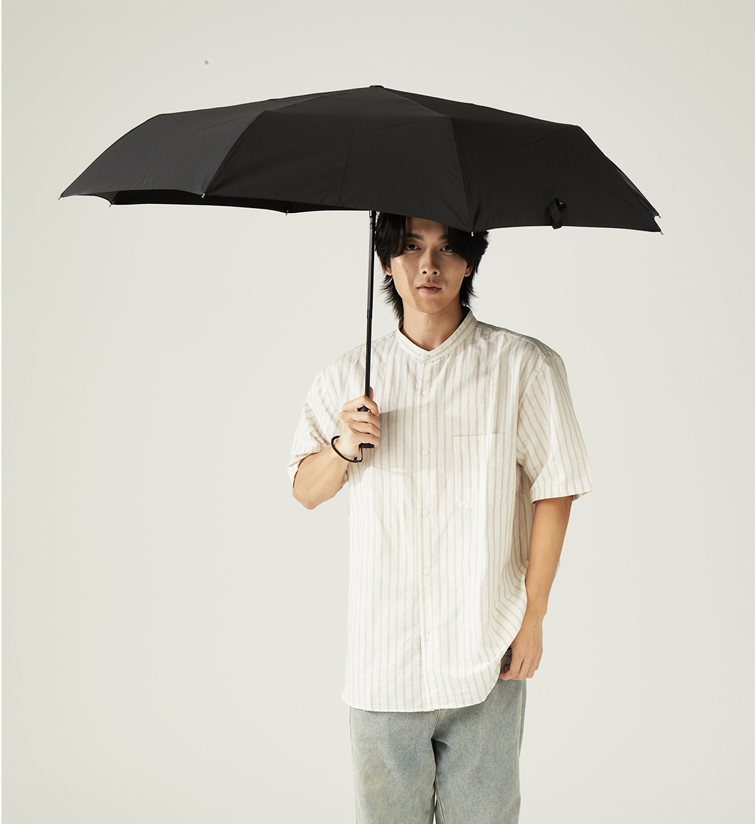 KIZAWA 雨傘 折りたたみ傘 自動開閉 形状記憶 大きい メンズ 耐風 風に