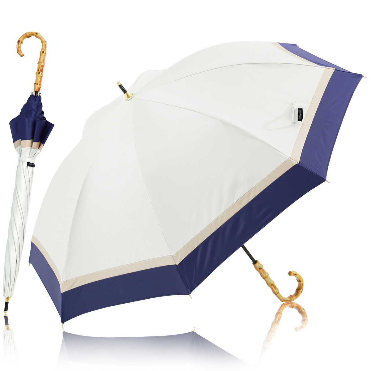 日傘 完全遮光 長傘 UVカット 100%遮光 紫外線対策 軽量 熱中症対策 晴雨兼用 大きい バン...