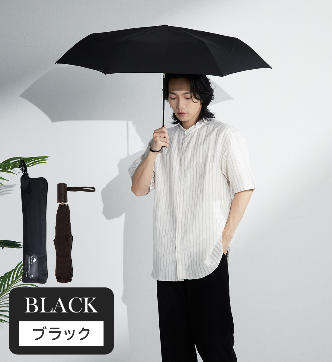 KIZAWA 雨傘 折りたたみ傘 自動開閉 形状記憶 軽量 傘 メンズ