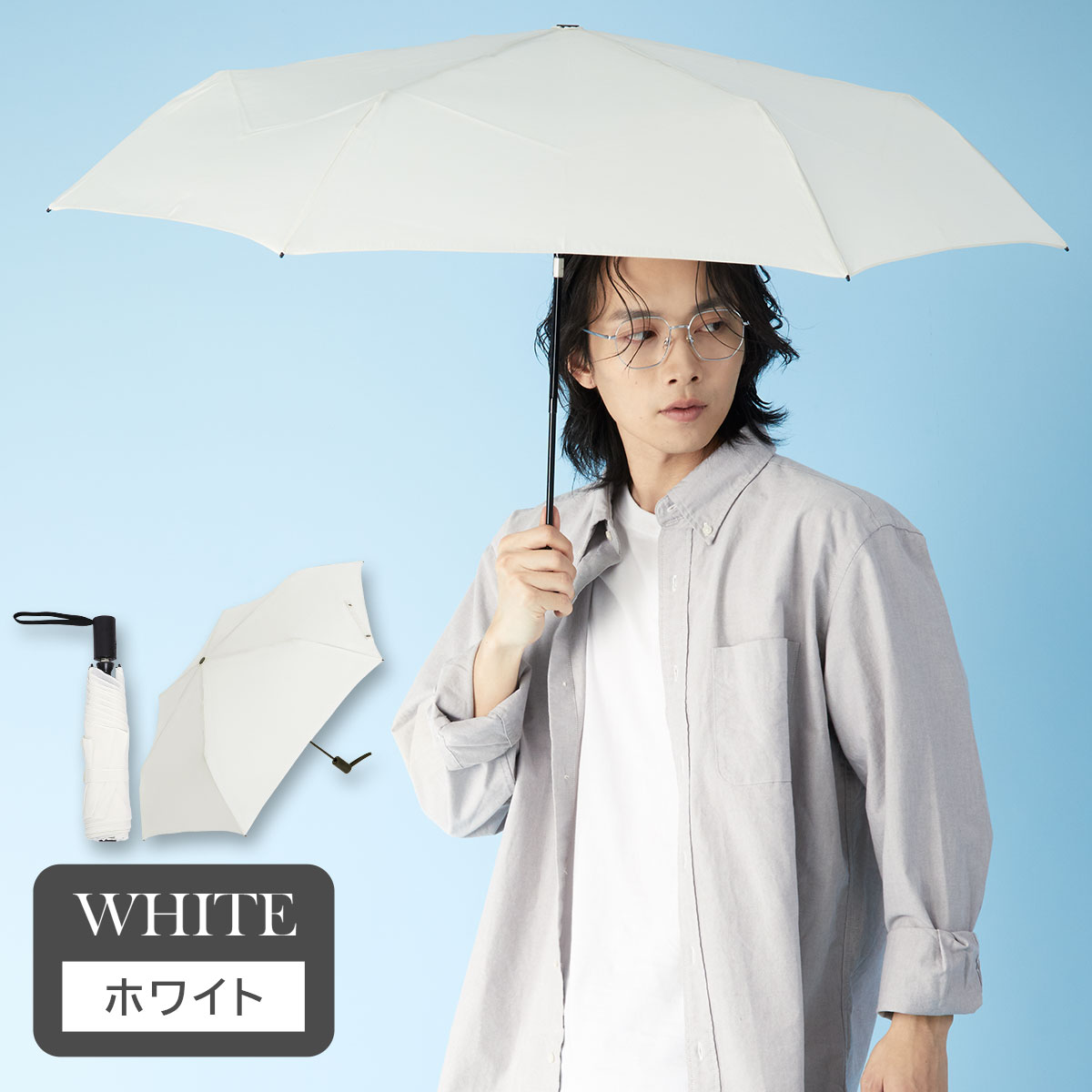 KIZAWA 雨傘 折りたたみ傘 形状記憶 自動開閉 軽量 メンズ ワンタッチ