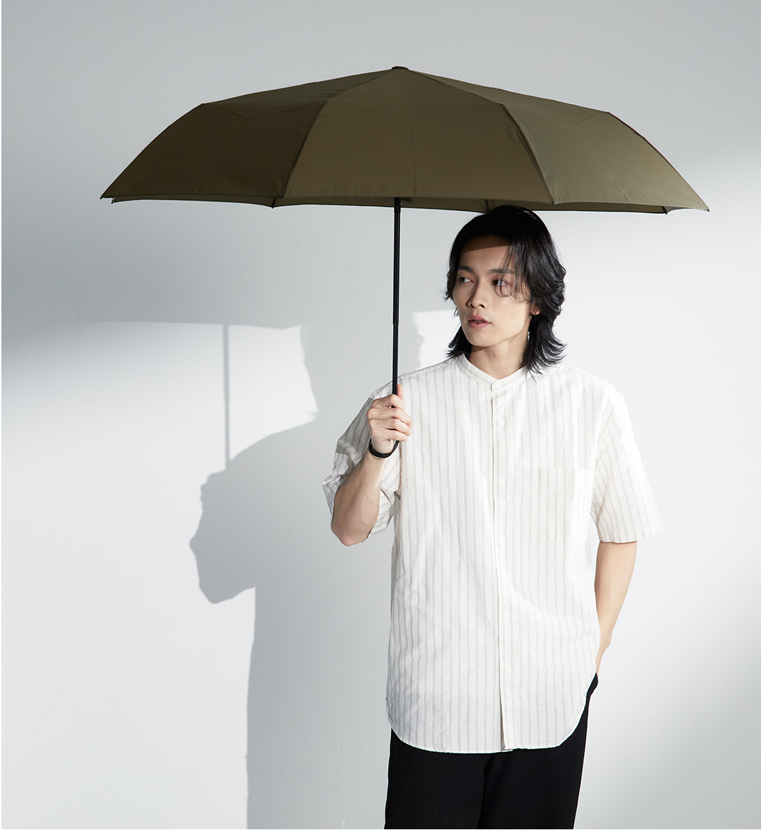 KIZAWA 折りたたみ傘 大きい 雨傘 形状記憶 折り畳み傘 メンズ 耐風 風