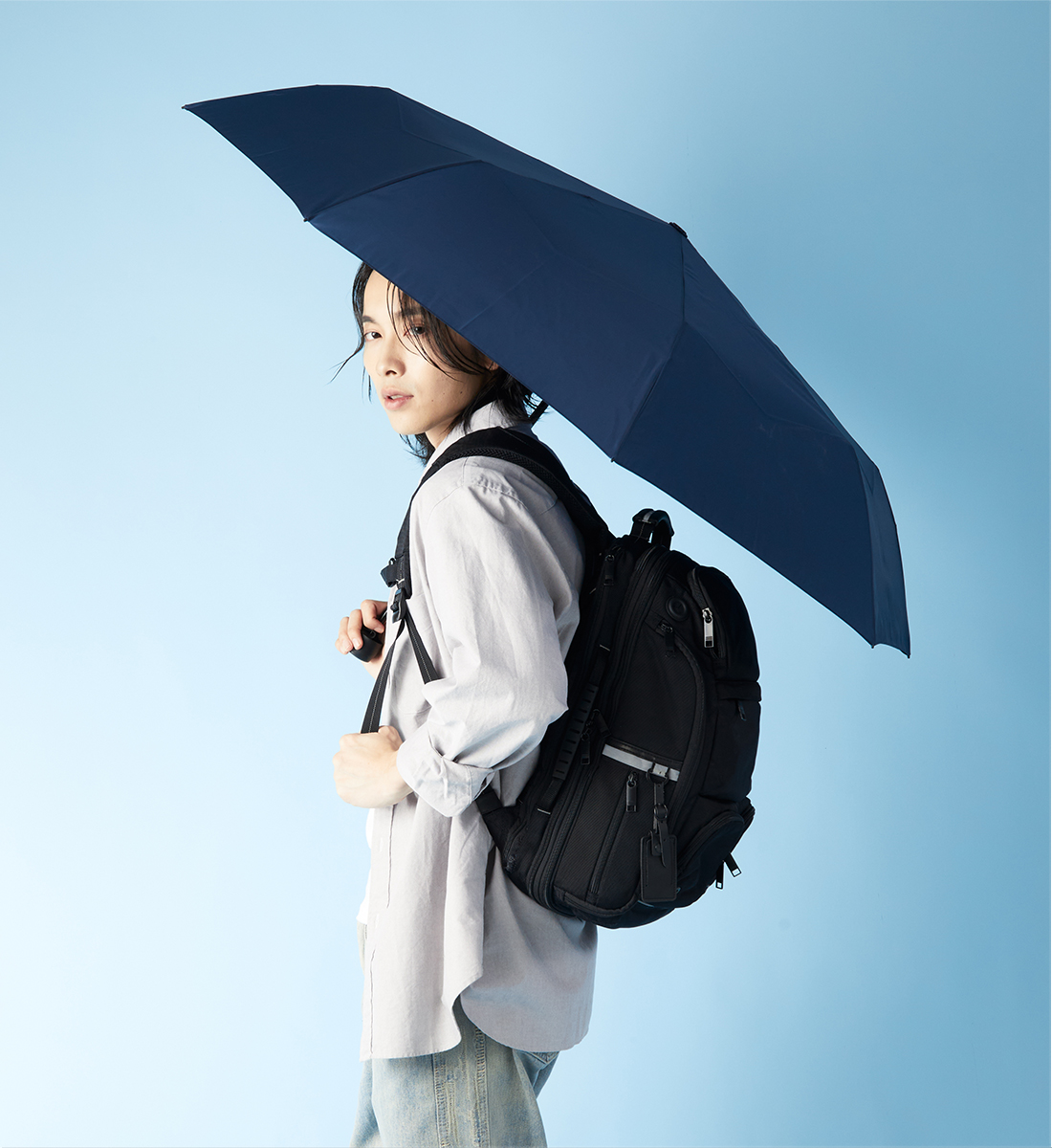 KIZAWA 折りたたみ傘 大きい 雨傘 形状記憶 折り畳み傘 メンズ 耐風 風
