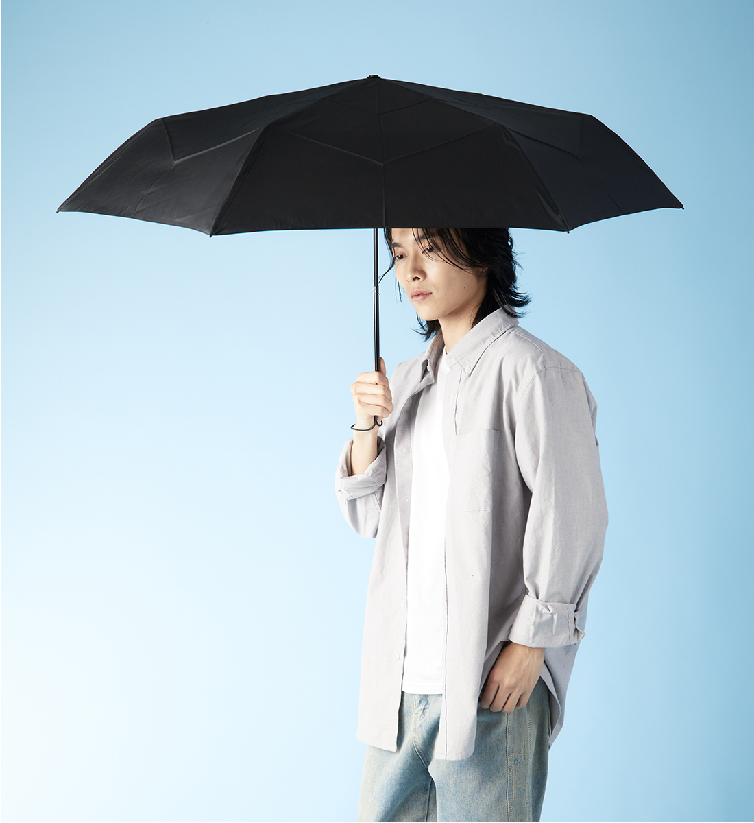KIZAWA 雨傘 折りたたみ傘 形状記憶 軽量 風に強い 折り畳み傘 大きい