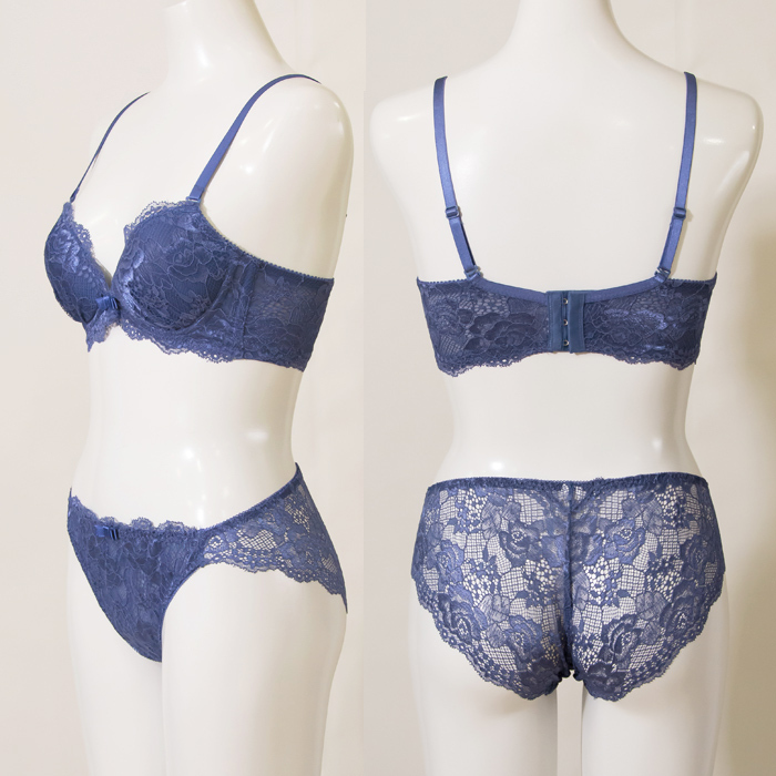 ブラジャー ショーツ セット ワイヤー入り 脇高 レーシー : ケイ・ドゥ