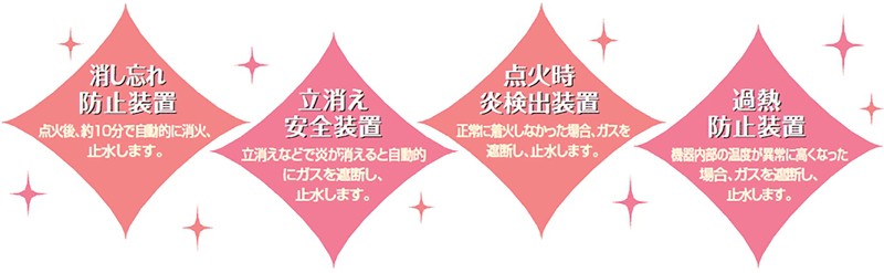 リンナイ ガス瞬間湯沸器ホワイト ストレーナ脱着タイプ 先止式