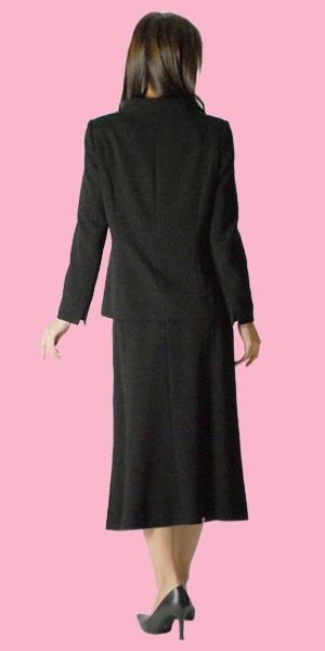合物ブラックフォーマルロング丈スカート単品 婦人礼服 喪服