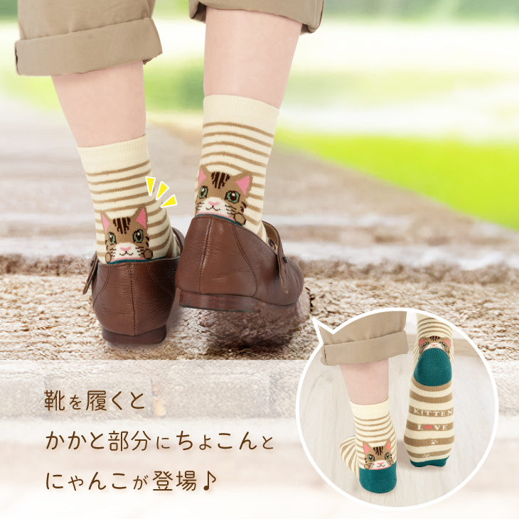 三笠（mikasa） 靴からちょこんと わんこ ソックス 3柄組 パート2 靴下