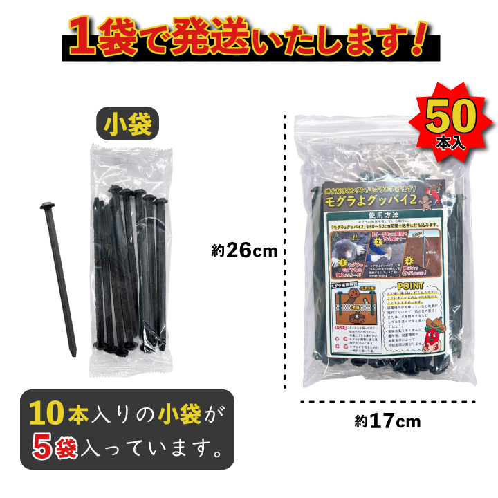 モグラよグッバイ2荷姿