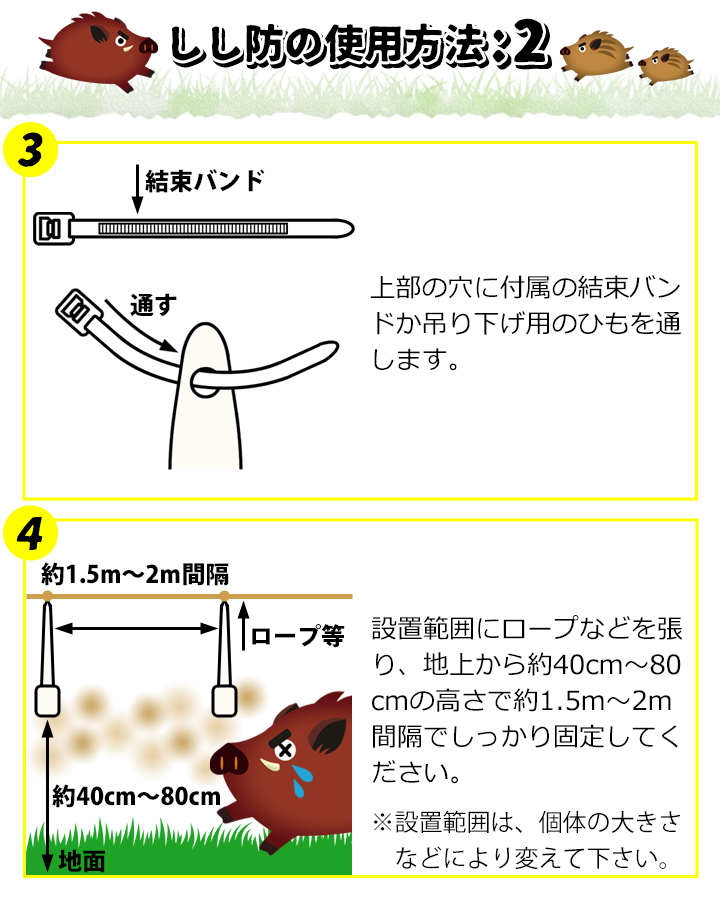 しし防の使用方法2