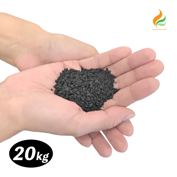 黒ゴムチップ(粒径1〜3mm) 20kg : 国分グリーンファームYahoo