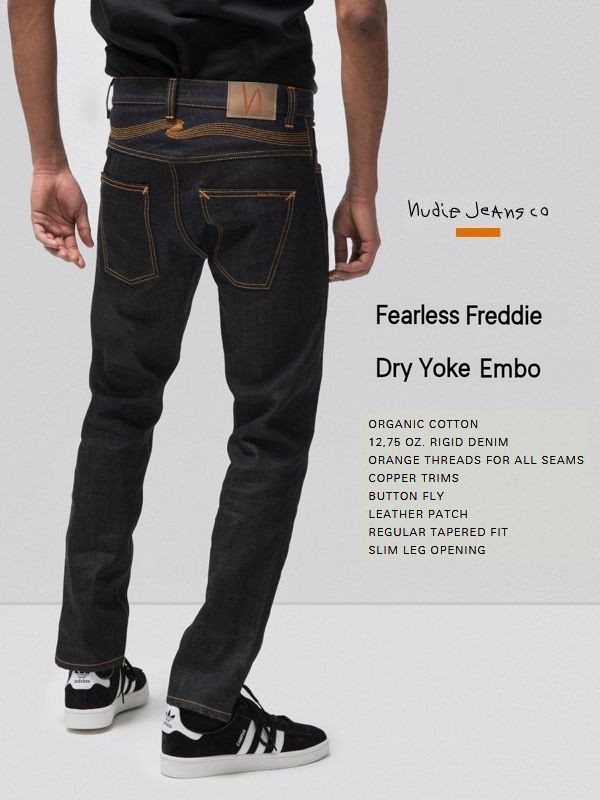 ヌーディージーンズ NudieJeans FearlessFreddie フィアレスフレディ DryYokeEmbo L30 ドライ インディゴ  生デニム スウェーデン 北欧 : fearlessfreddie-dryl30 : KnockKnockPuchic - 通販 -  Yahoo!ショッピング