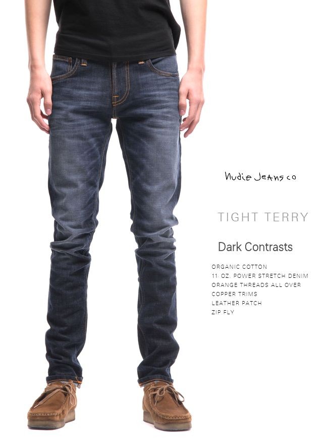 ヌーディージーンズ NudieJeans TIGHT TERRY タイトテリー DARK CONTRASTS L30 インディゴ デニム スウェーデン  北欧 : nudiejeanstightterrydarkconstrasts30 : KnockKnockPuchic - 通販 -  Yahoo!ショッピング