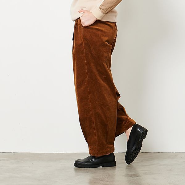 GRAMICCI　グラミチ　コーデュロイ　バルーンパンツ　ベージュ　S GRAMICCI (グラミチ) CORDUROY SOFT BALLOON PANTS