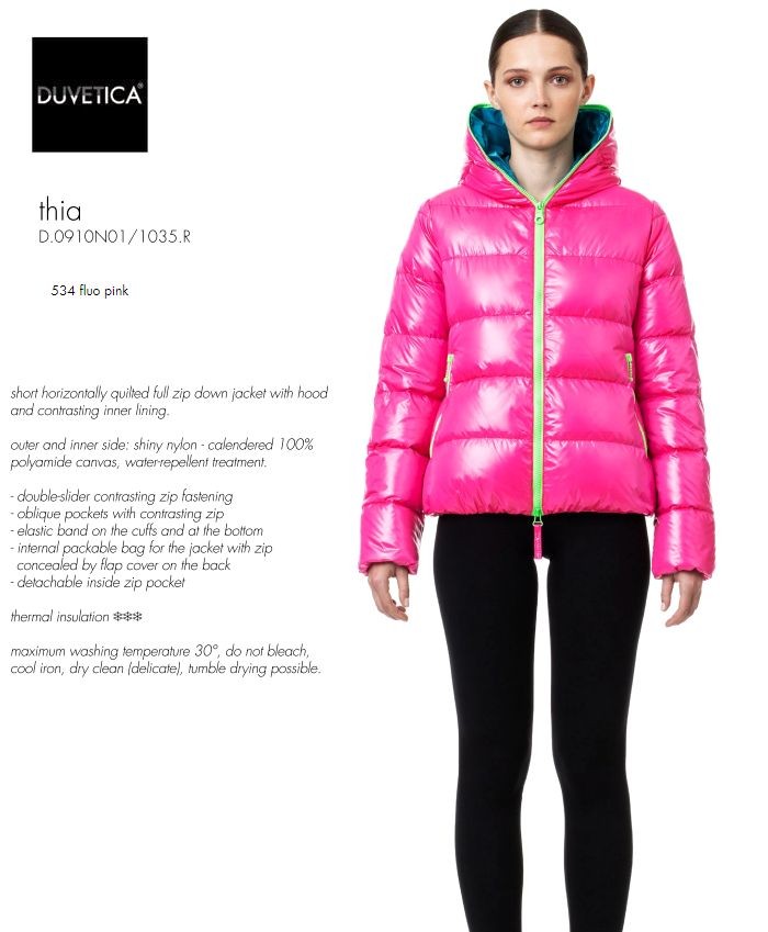 DUVETICA（デュベティカ） 秋冬 ティア THIA col.405 レッド レディス