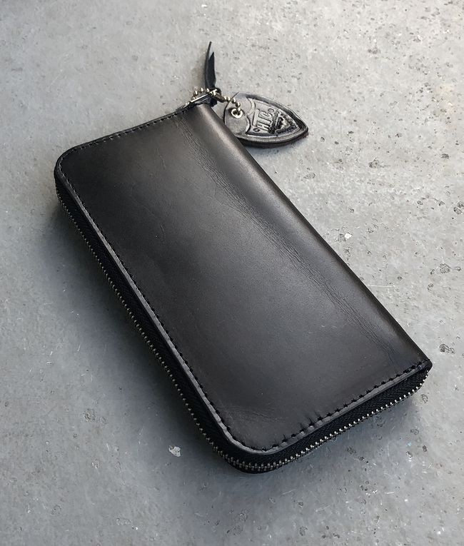 HTC #125 TQ フローラル ターコイズ 別注 ジッパー ラージ スタッズ