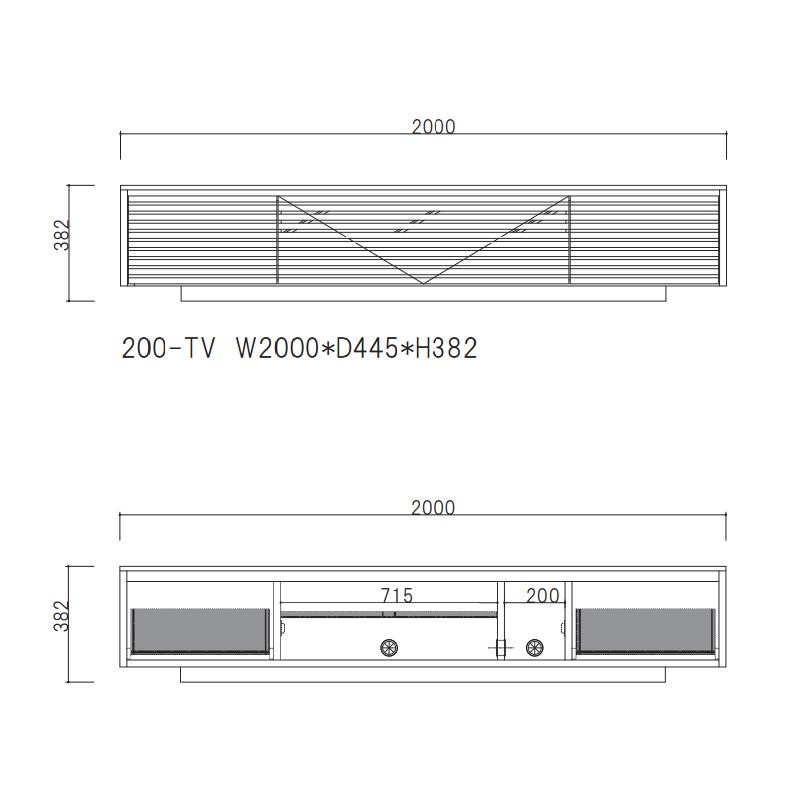河口製作所　テレビボード 200サイズ 河口家具製作所 テレビ台 テレビボード ローボード 200 フロート風 TV