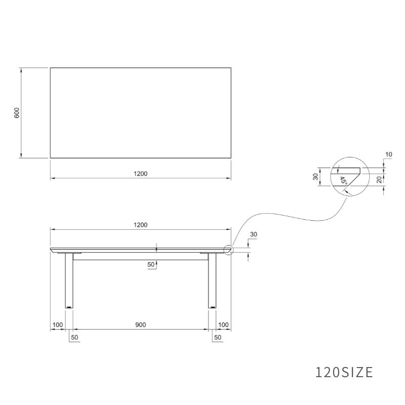 河口家具製作所 テーブル 120 ローテーブル リビングテーブル センター