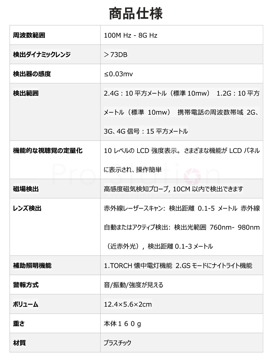 盗聴器探知機
