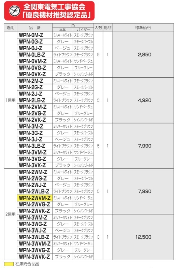 未来工業 WPN-2VG-Z 1個 電力量計ボックス バイザー付 グレー(本体) ブルーグレー(バイザー) [MR16481] :wpn-2vg-z:ケイマテ  ヤフー店 通販 