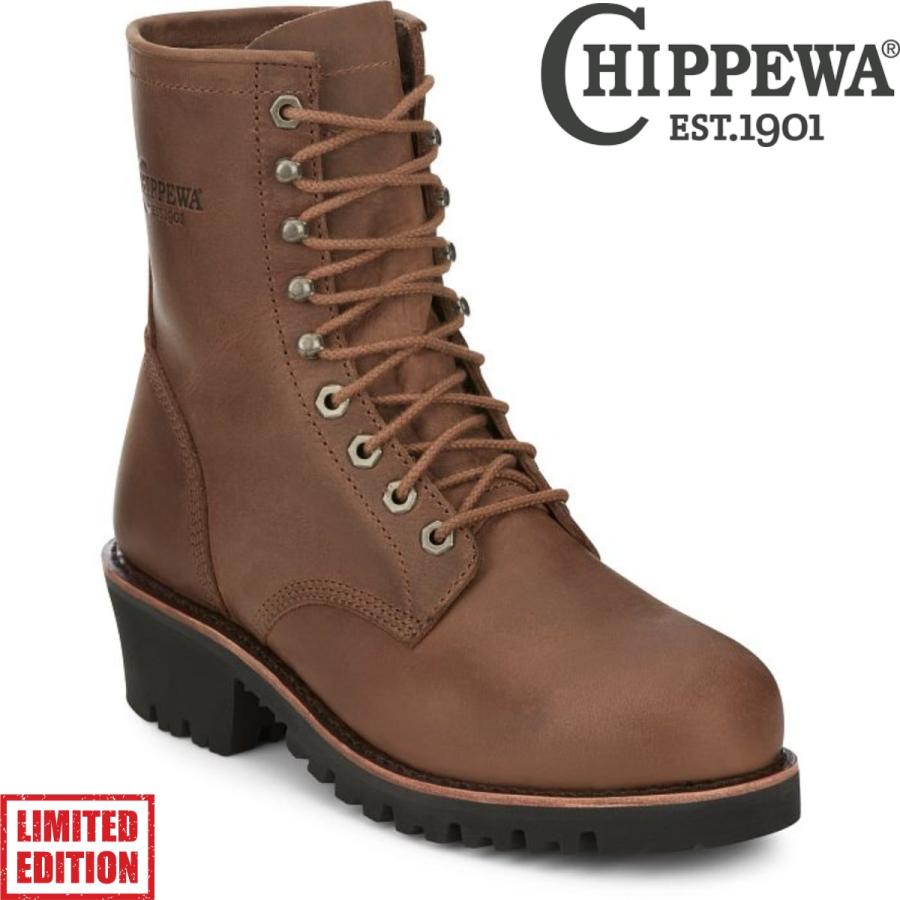 チペワ ブーツ ワークブーツ CLASSIC 2.0 8 BOURBON BROWN STEEL TOE