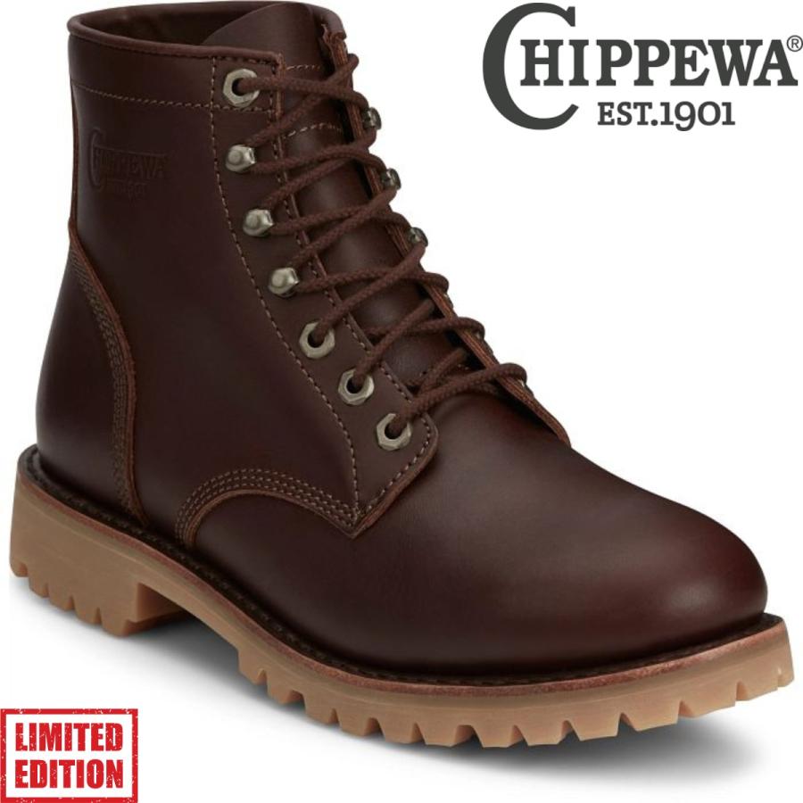 CHIPPEWA（チペワ） ブーツ ワークブーツ CLASSIC 2.0 8 BOURBON BROWN