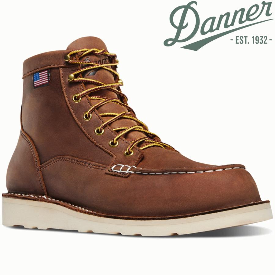 Danner（ダナー） ブーツ DANNER Bull Run Moc Toe 8 Tobacco ブルラン