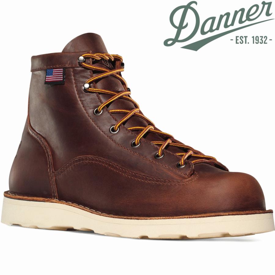 ダナーブーツメンズ DANNER Bull Run Moc Toe 6 Brown 15563 : 15563