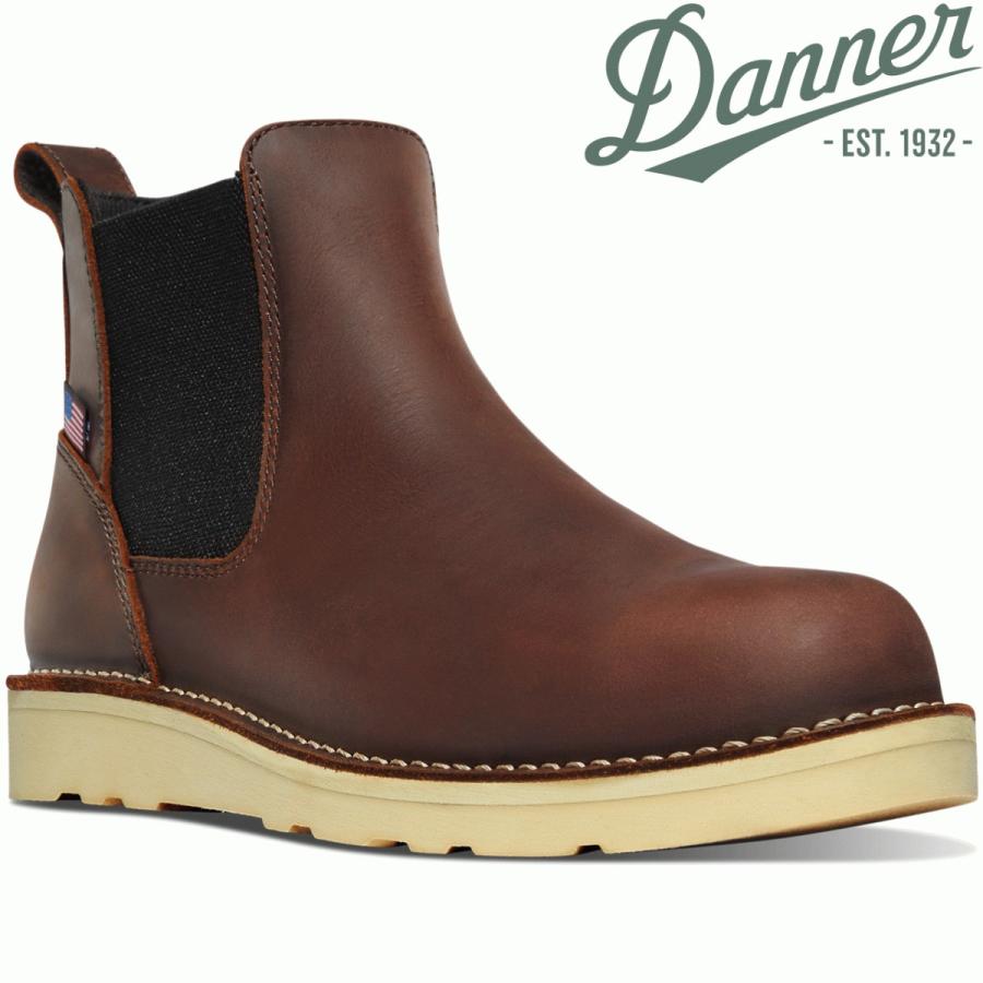 ダナーブーツメンズ DANNER Bull Run Moc Toe 6 Brown 15563 : 15563