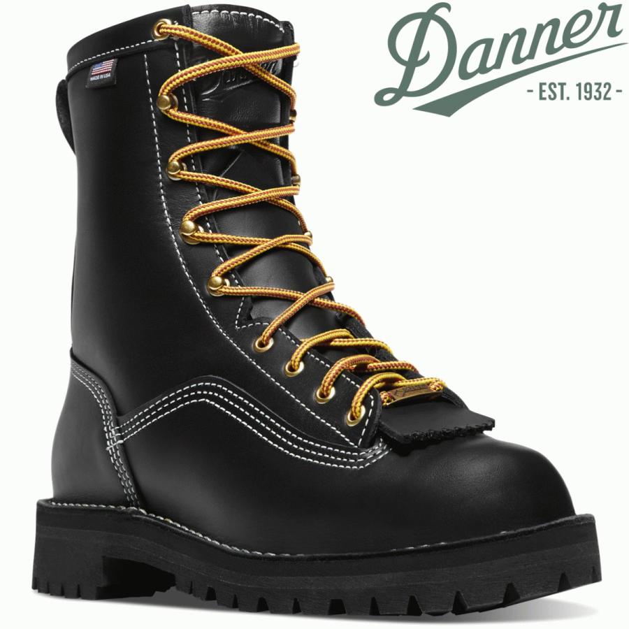 Danner（ダナー） ブーツ メンズ 防水ブーツ DANNER Rain Forest Black