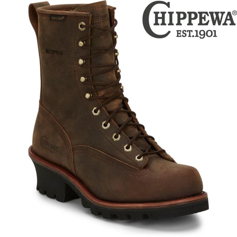 CHIPPEWA（チペワ） ワークブーツ メンズ 本革 チペワブーツ ワーク