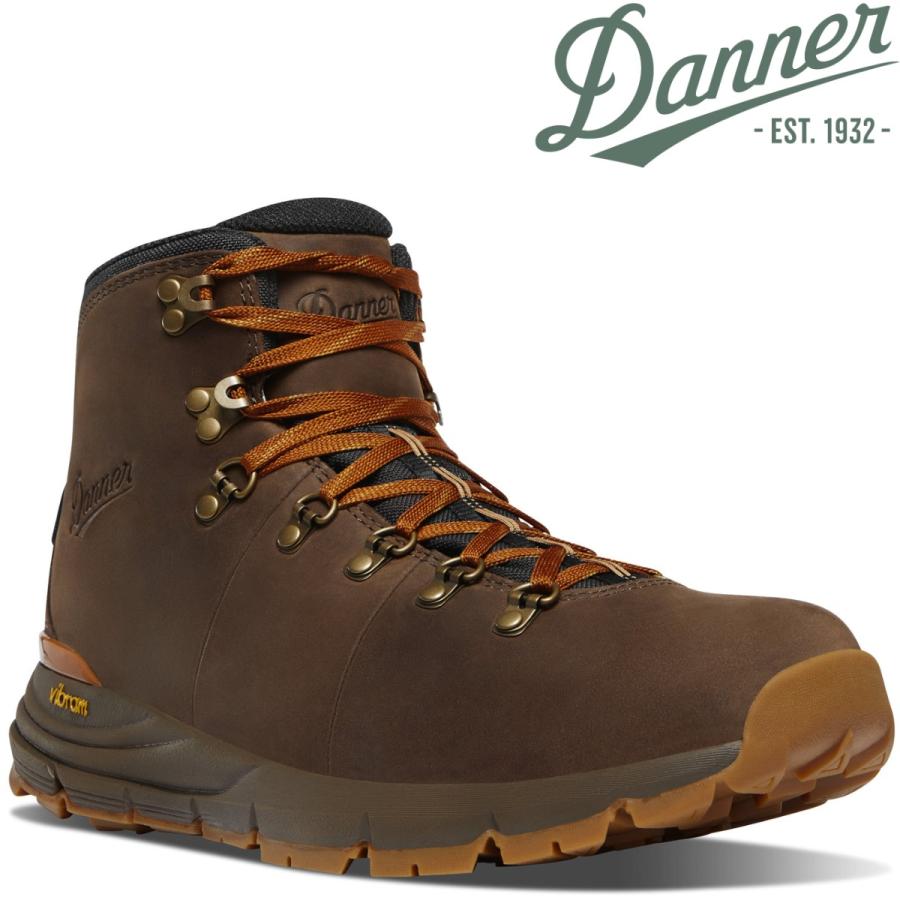 Danner/ダナー 14549　ミドルブーツ　US10 27.5-28.0程度　ダークブラウン/茶/BROWN〉ワーク/マウンテン/サバイバル/登山/トレッキング/men's Boots/Shoes〕菅No.WA189 Danner Rain Forest Brown Plain Toe Work Boots - Atlantic Tactical Inc