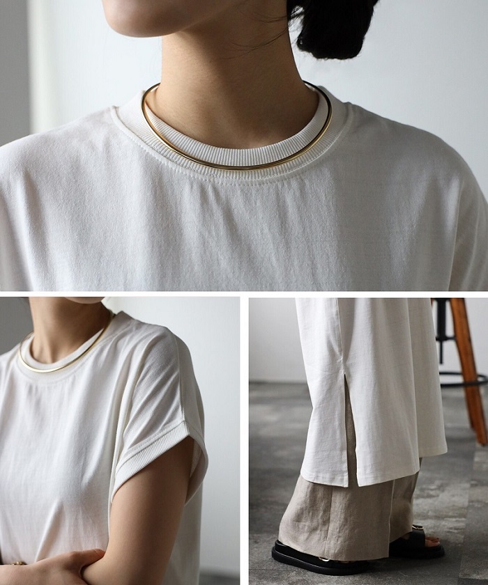 tシャツ ワンピース 夏 レディース ロング 半袖 ロングワンピース 黒