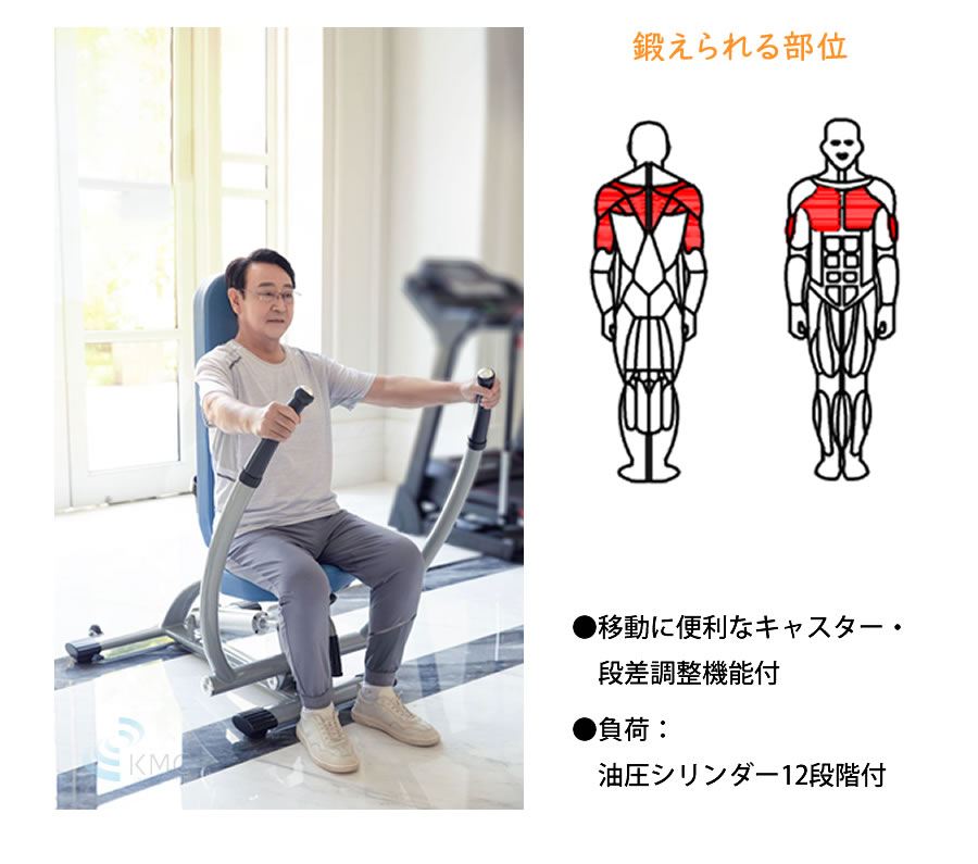 ダイコウGYMシリーズ（準業務用） チェストプレス / ロウ　DK-672