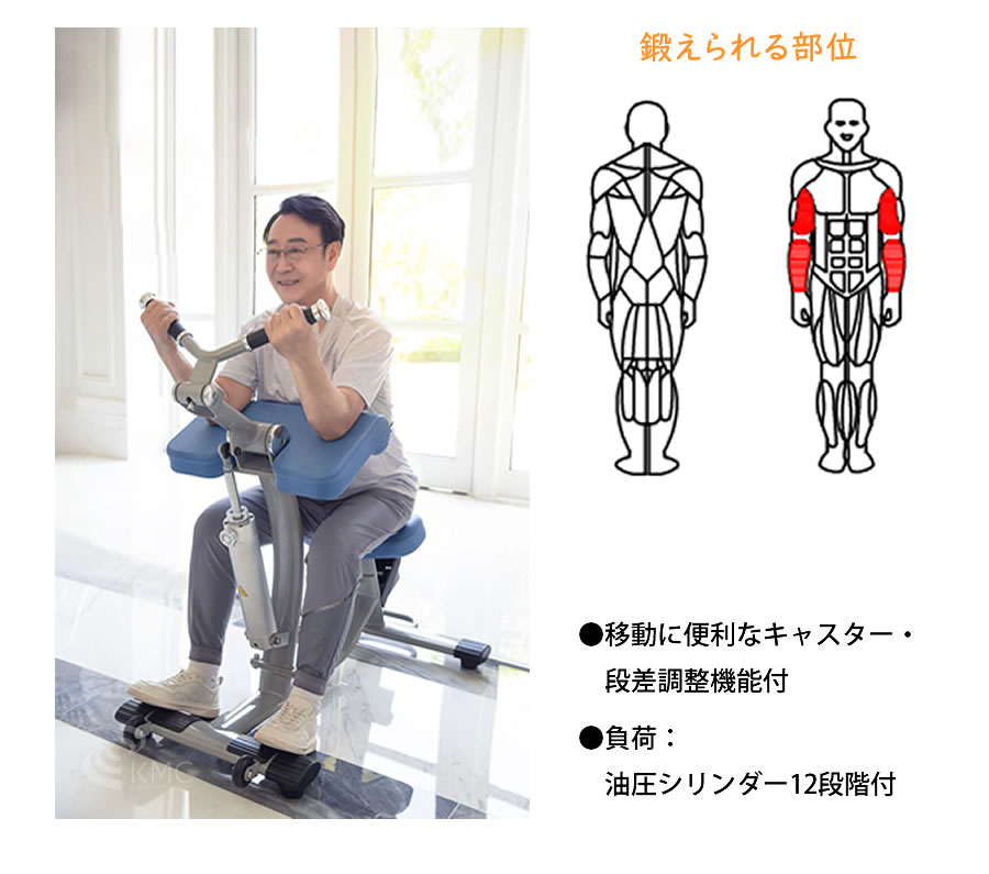 ダイコウGYMシリーズ（準業務用） アームエクステンション カール　DK-678