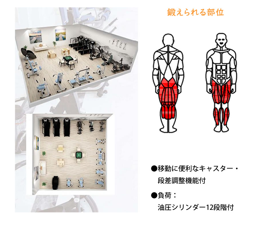 ダイコウGYMシリーズ（準業務用） レッグプレス　DK-680