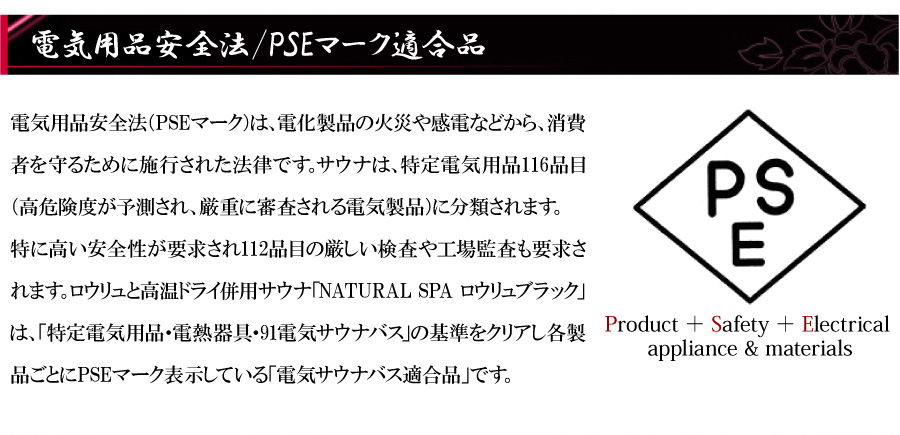 PSEマーク取得