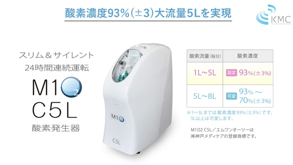 神戸メディケア 酸素発生器 M102―C5L - 生活家電