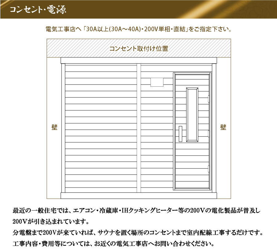 コンセント・電源
