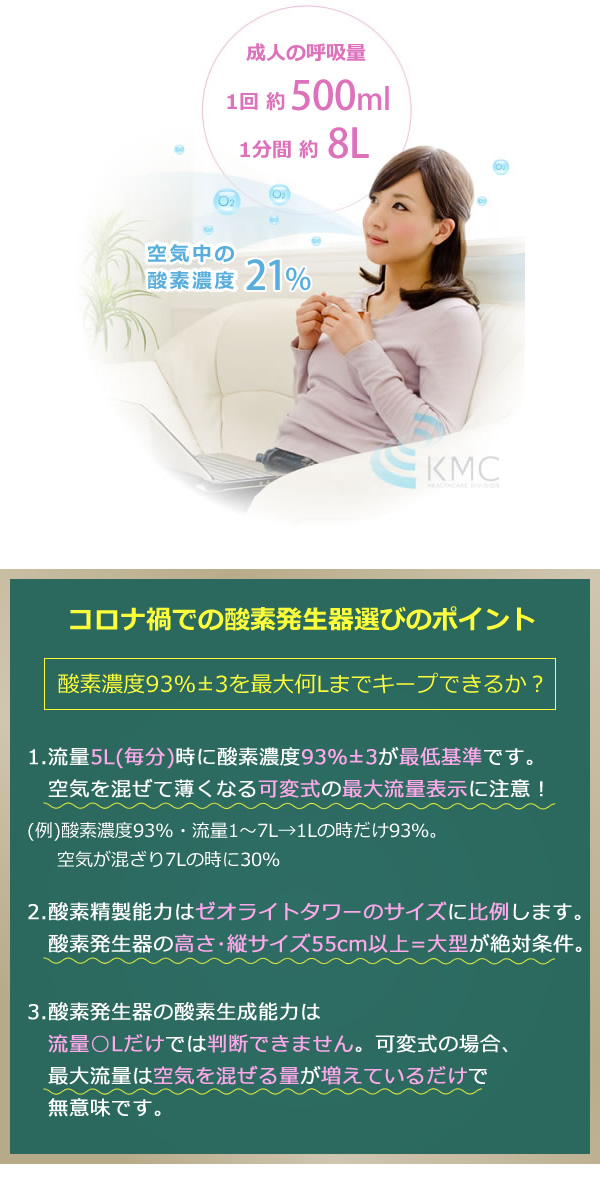 神戸メディケア KMC卸販売Yahoo!店 - 酸素発生器/酸素濃縮器（HEALTH