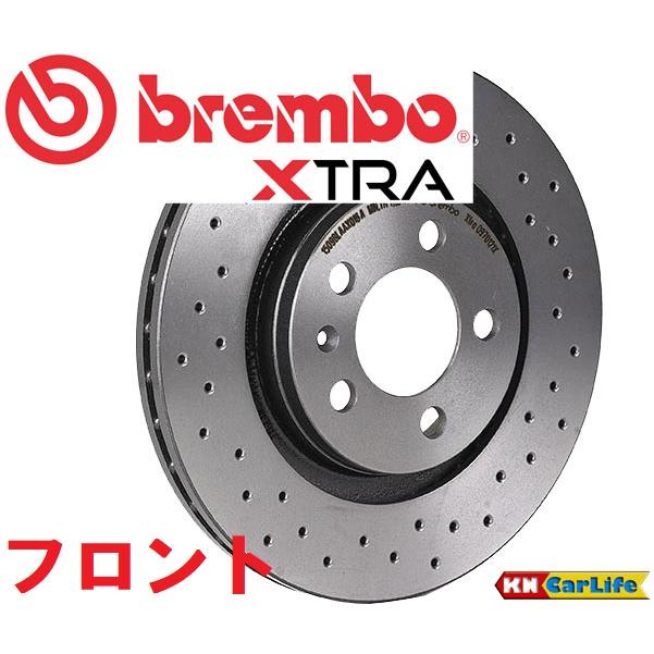 brembo XTRA ブレーキディスク AUDI アウディ A3 (8L) 1.8 20V TURBO FF 8LAGU 8LAUQ 09.7010.2X フロント