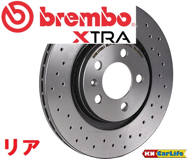 brembo XTRA ブレーキディスク ABARTH アバルト 595 BASE GRADE 31214T 08.5085.1X リア